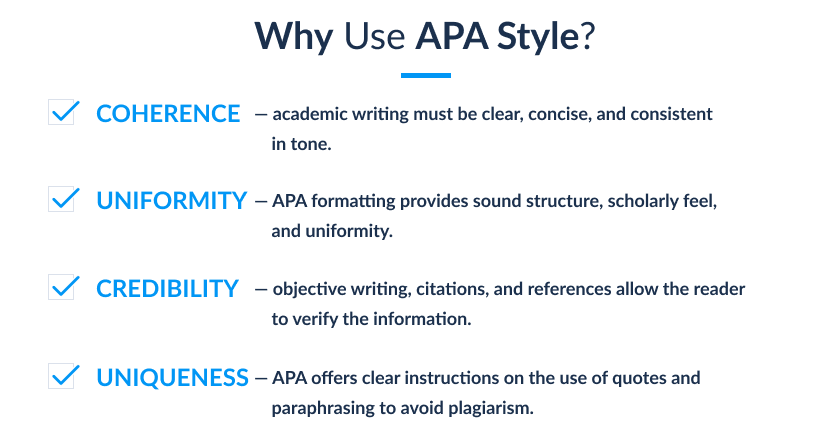 why use APA style